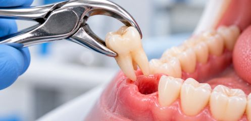 Teeth removed for orthodontic treatment